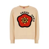 高田贤三(Kenzo)纯棉桃子绒卫衣女款舒适保暖运动百搭套头休闲宽