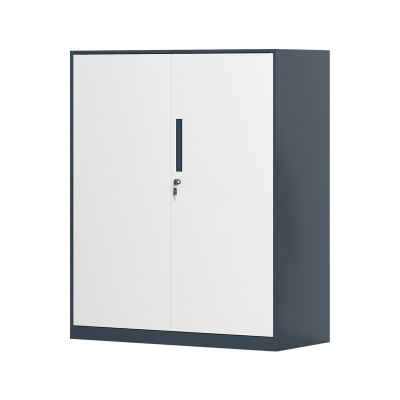 臻远 ZY-WJGC-89 文件柜窄边矮柜拆装档案柜落地书柜 925铁门灰白