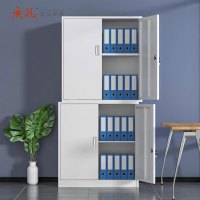 质凡钢制分双节四门文件柜/ZF-WJG014/850*390*1800