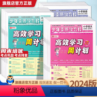 ❤️全套3本:语数英[人教版] 三年级上 [正版]2024春新版新全优少年素质教育报高效学习周计划语文数学英语一二三四五