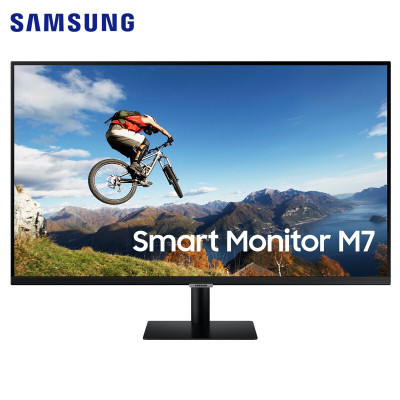 三星S32AM500NC32英寸三面窄边框投屏电视app内置音箱HDMIx2TIZEN系统智慧显示器