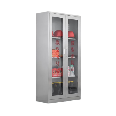 迅迈 304不锈钢消防柜 消防器材柜 灭火器材存放柜 微型消防站40*90*180cm 单位 ; 台