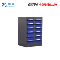 臻远零件柜抽屉式工具柜 12抽蓝色无门大号(2*6)