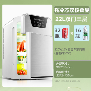 [补贴10%]迷你小冰箱小型家用宿舍车载冰箱mini学生冷藏冷冻单人小冰柜