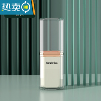 敬平旅行洗漱杯便携式漱口刷牙的杯子家庭简约牙具套装牙缸牙膏收纳盒 透明白[三杯装]热卖推荐/三口之家适用