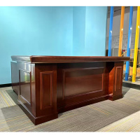 匡大中式油漆班台桌2.0米办公桌转角班台桌 LN-CT2001-1 (2000W*1000D*760H)