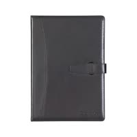 齐心 C5807 皮面笔记本 18K 114张 黑 单位:本