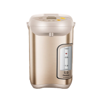 松下底盘加热电水瓶NC-EF5000-N 5L电动出水金色按键操控智能保温