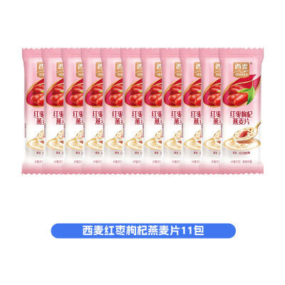 西麦红枣枸杞燕麦片*11包
