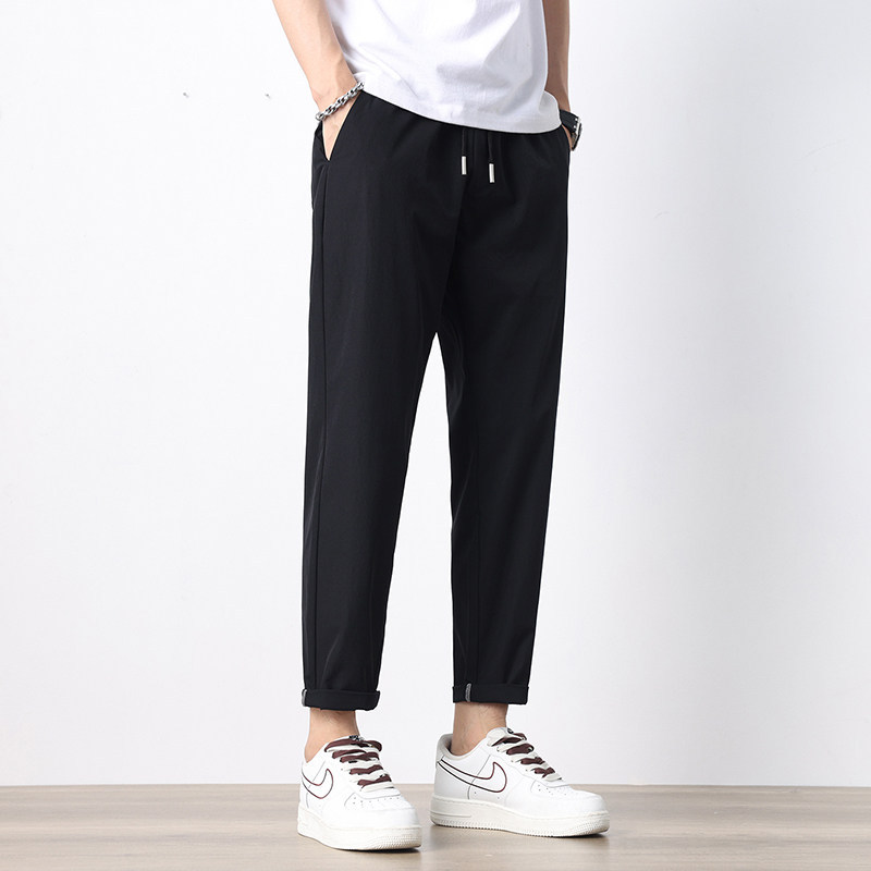 九分裤2026夏款男士宽松休闲垂感秋冬小西装裤小脚裤哈伦时尚裤子