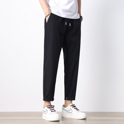 九分裤2026夏款男士宽松休闲垂感秋冬小西装裤小脚裤哈伦时尚裤子