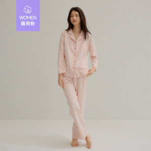 睡衣男女士秋冬天保暖长袖开衫高级感外穿家居服套装