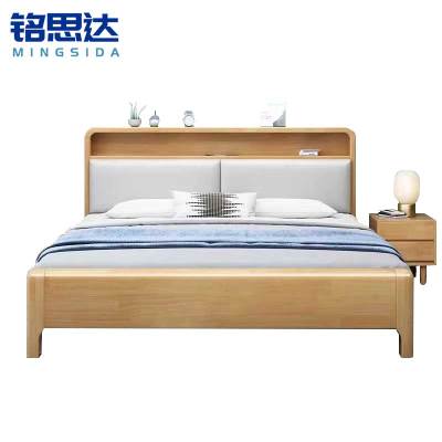 铭思达实木软包床