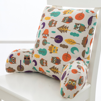 大号拆洗靠垫汽车座椅护腰靠枕办公室腰靠沙发大靠背电脑椅子腰枕