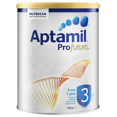 澳洲aptamil爱他美婴幼儿奶粉白金版3段12-18月1-3岁900g新西兰罐装新老包装随机发货