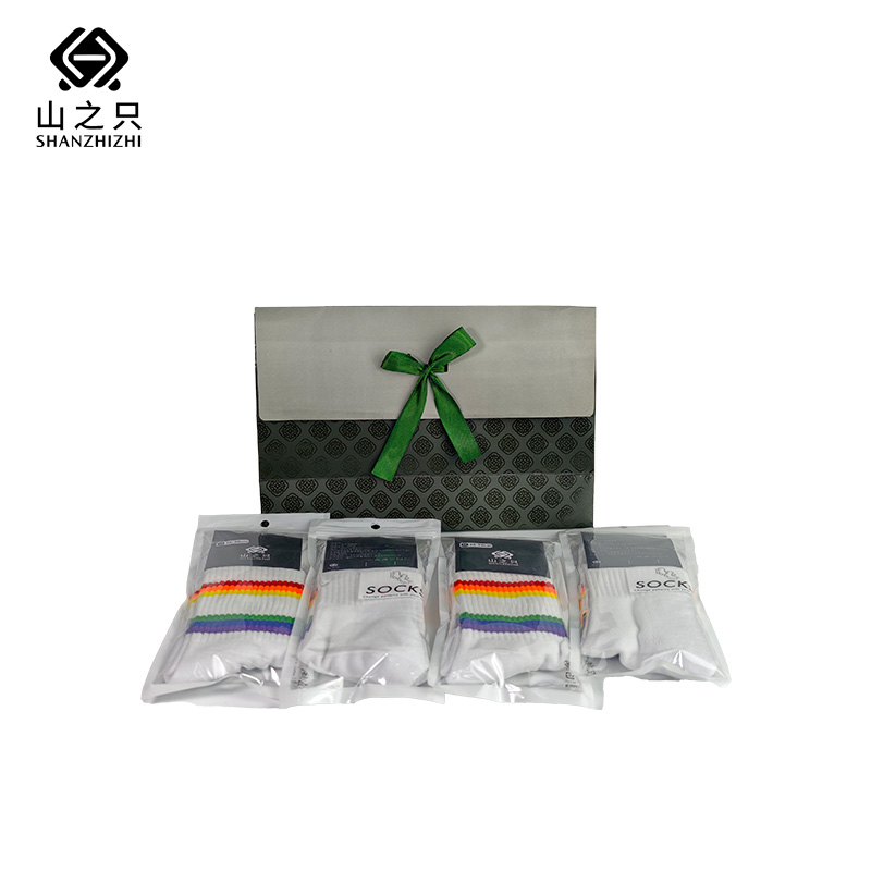 山之只 加厚纯棉袜子 4件装 套