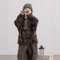 男童开衫毛衣秋冬款新款外套男孩秋装中大儿童装秋季宽松针织