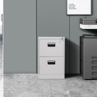 臻远 ZY-KLG-04 卡箱挂劳柜 二斗灰白色黑扣手 460*620*73