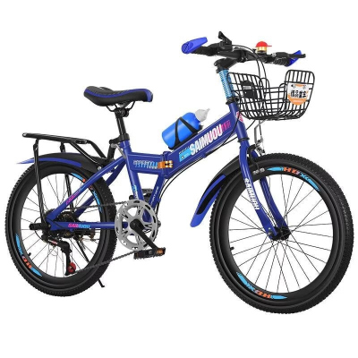 折叠儿童自行车18-20-22-24寸小中大学生碟刹减震山地车8-10-15岁