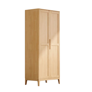 合祥源 双门衣柜原木色储物柜 792*560*1960mm/组
