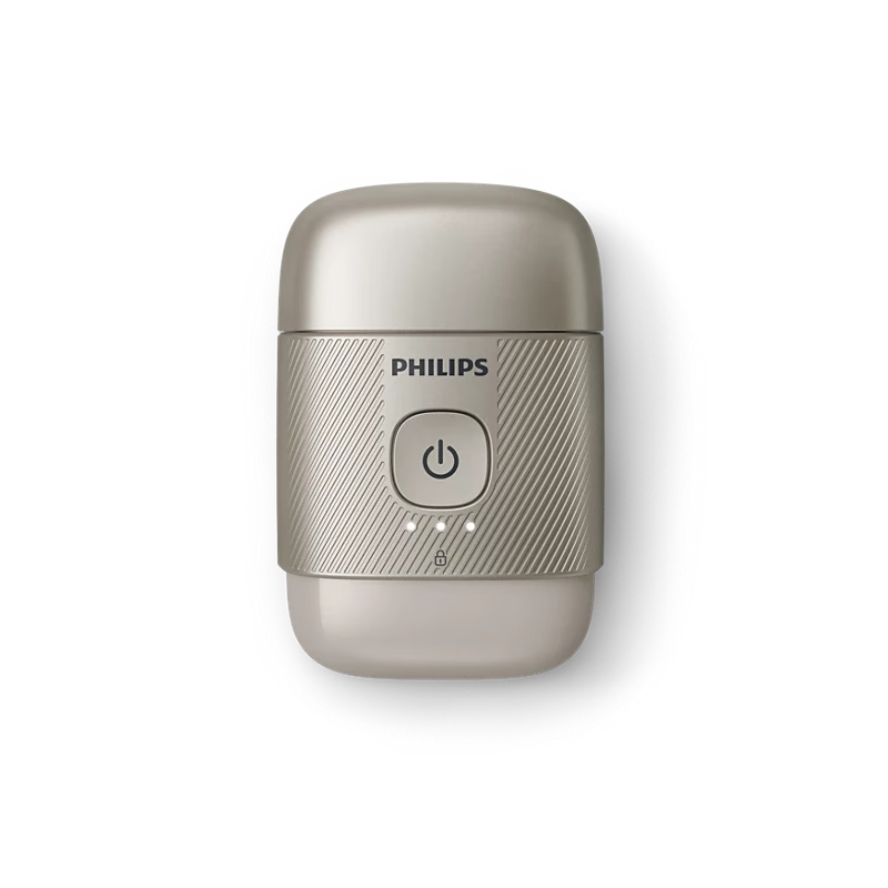 飞利浦(PHILIPS)剃须刀鹅卵石便携式电动刮胡刀 风驰切剃系统全身水洗生日礼物送男友送老公 S893/05