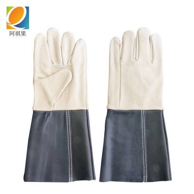 阿祺果 头层牛皮 手套 38cm 双
