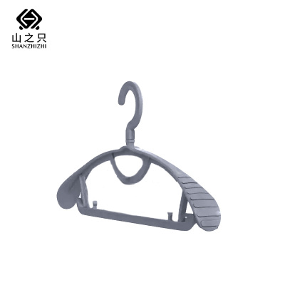 山之只 宽肩防滑塑料衣架 40cm 个