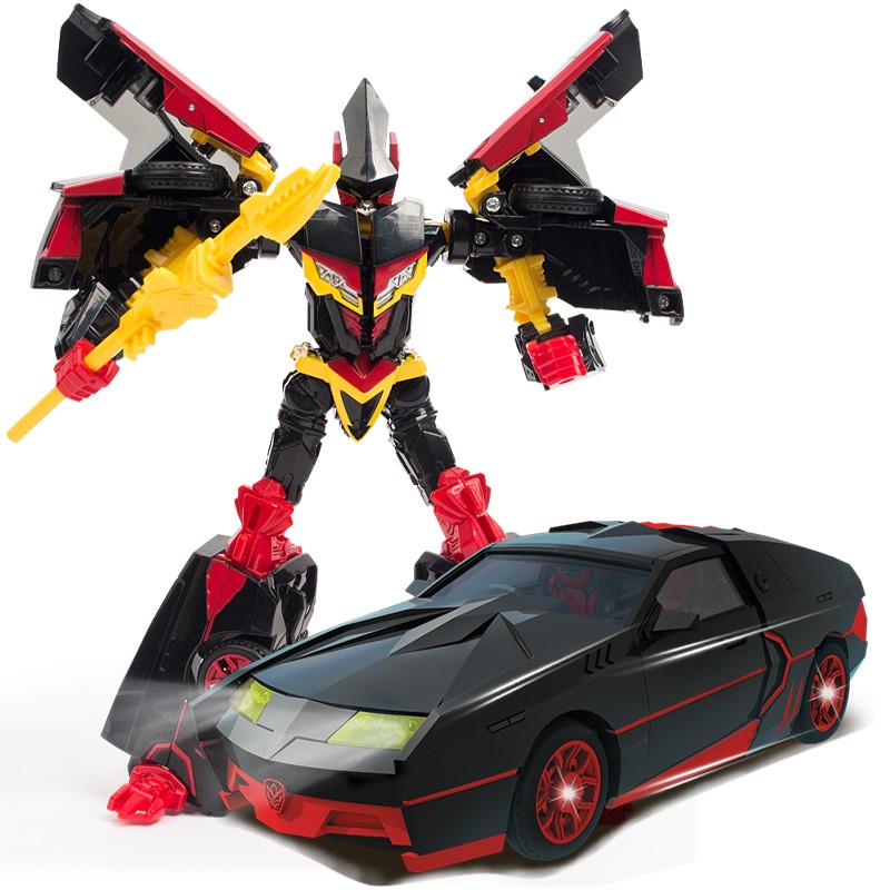 宝车神变形汽车儿童变形机器人玩具小男孩小女孩金刚变形精英-快刀捷