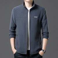 男士卫衣外套秋冬长袖潮流时尚立领拉链开衫新款休闲保暖夹克