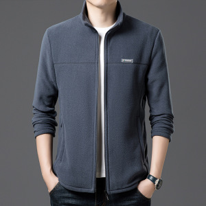 男士卫衣外套秋冬长袖潮流时尚立领拉链开衫新款休闲保暖夹克