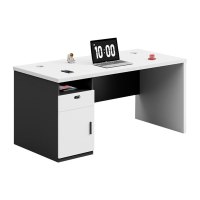 鑫睿辉 单人位 办公桌 1400*600*750mm 黑白色 张