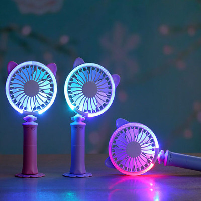 风扇迷你可充电学生随身便携式宿舍超静音床上手拿小型小电风扇办公室