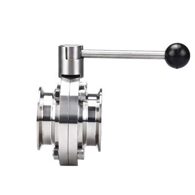 盛京联硕 不锈钢卫生级快装蝶阀Φ159卡盘183(304材质)台