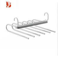 三维工匠折叠裤架多多层裤子衣架家用魔术裤夹衣柜收纳器裤挂架