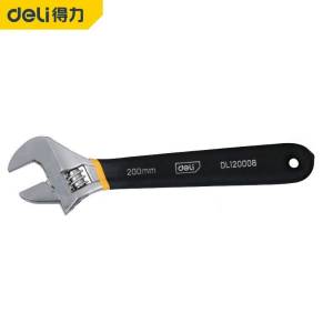 得力工具 DL120008 沾塑活扳手 8寸(单位:把)