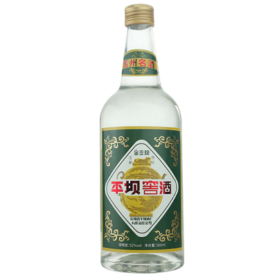 52°平坝窖酒贵州老八大名酒传承大小曲发酵浓酱药香协调500ml*1瓶