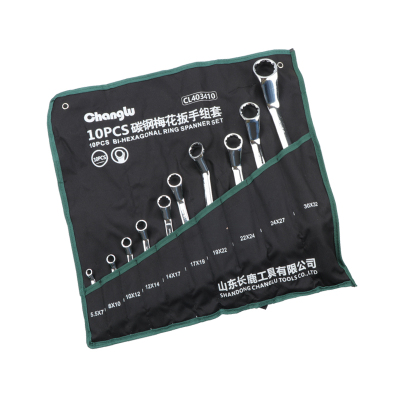 长鹿 碳钢镜面梅花扳手组套 10PCS