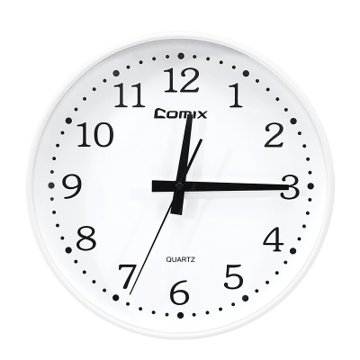 齐心 L820 挂钟12寸(φ290mm) 白