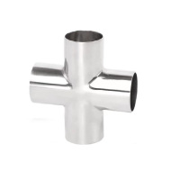 盛京联硕 不锈钢卫生级焊接四通Φ89[304材质]个