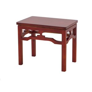 东业家具 条几方桌茶几角几 C-680 酒红色 680*480*570