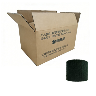 瀚图斯抛光轮拉丝轮 绿色60目 100mm*120mm 个