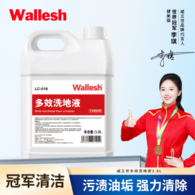威立世Wallesh 多效洗地液3.8L