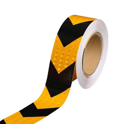 智铮朗月 反光晶彩格警示胶带黄黑箭头 其他备注 25m*5cm 卷