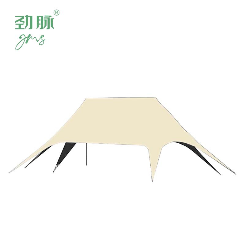 劲脉 双星云顶帐篷 米黄色-11*7*3.5M 顶