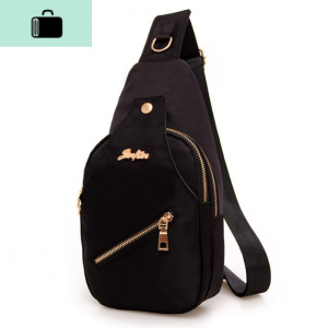 新款时尚胸包女防水休闲斜挎包运动背包韩版潮胸前包旅行单肩小包NEW LAKE女斜挎包