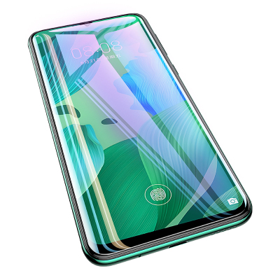 [送手机壳]轻万适用华为荣耀v10钢化膜huaweiv10全面屏抗蓝光贴膜honor手机保护膜