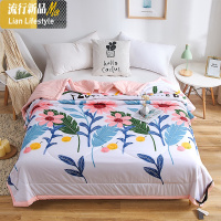 水洗棉空调被夏凉被单双人薄款春秋夏季被子学生可机洗全网红夏被 三维工匠