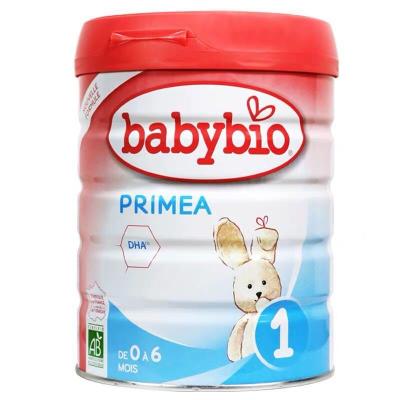 原装进口 法国伴宝乐babybio有机配方 1段牛奶粉(0-6个月)800g