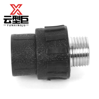 云型巨 PE外丝直接 PE管配件饮用水自来水管硬管配件 20*4分(1/2) 单位:个