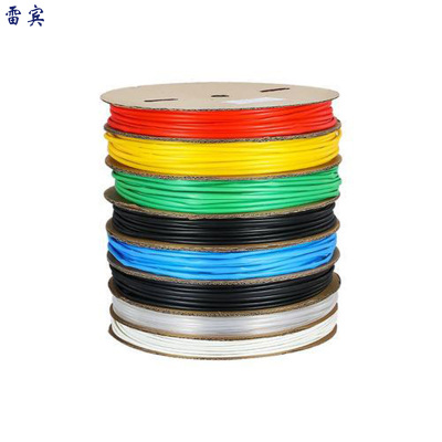 雷宾 塑料热缩绝缘套管 70mm*25m 黑红黄蓝绿 卷